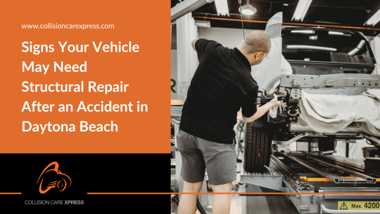 Signs Your Vehicle May Need Structural Repair After an Accident in Daytona Beach